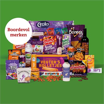 48. 'Boordevol merken' kerstpakket