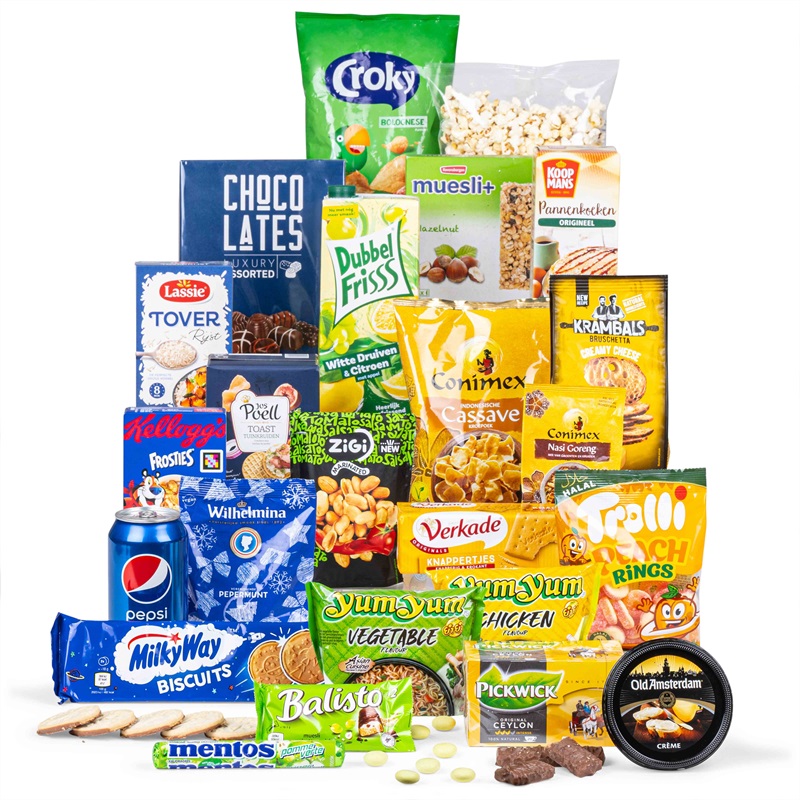 16. 'Smakelijke merken' kerstpakket